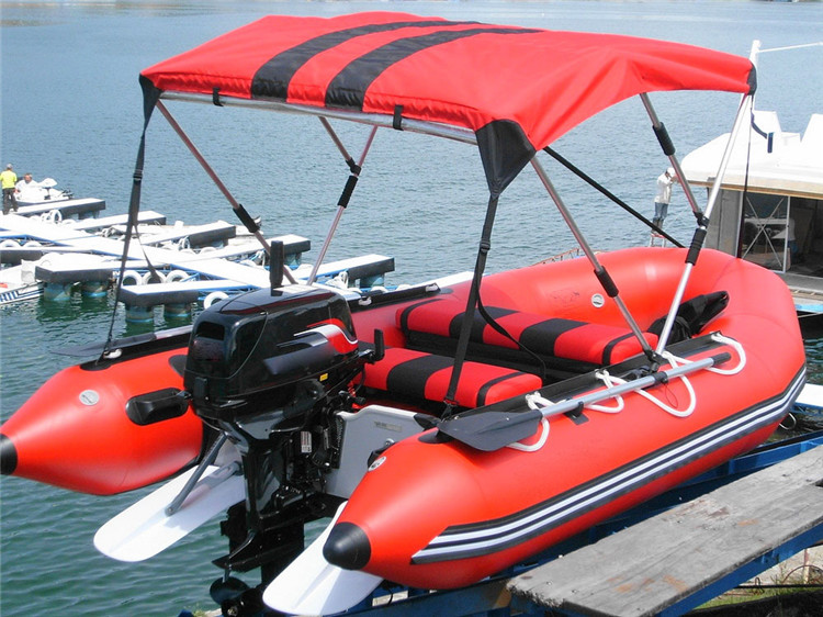 New Product PVC Coated Fabric Inflatable Motor Boat