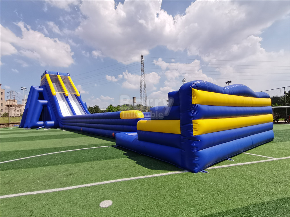 The giant adult inflatable slide is ready for customer