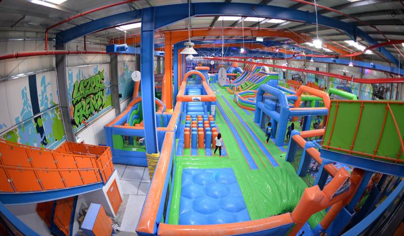 Inflatable Theme Park Providing a Safe and Pleasant Amusement Environment