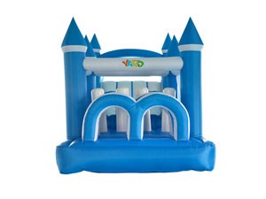 Guangzhou Kids Blue Mini Inflatable Bouncer With Obstacle Course  BY-BH-013