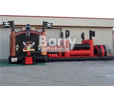 Buy pirate theme inflatable obstacle course from China factory BY-OC-025