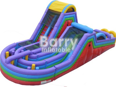 commercial backyard obstacle challenge inflatable obstacle course for sale BY-OC-027