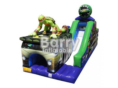 China top quality supplier tmnt inflatable obstacle courses for event BY-OC-007