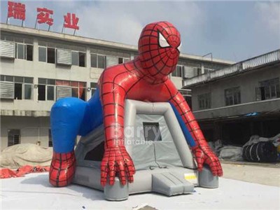 Superhero Inflatable Bouncy Castle, Spiderman Inflatable Bounce House BY-BH-064