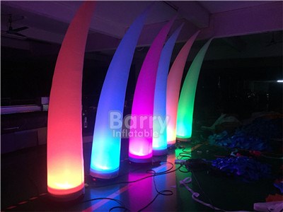 Party decoration inflatable lighting column, advertising inflatable pillar with LED lights BY-IA-089 