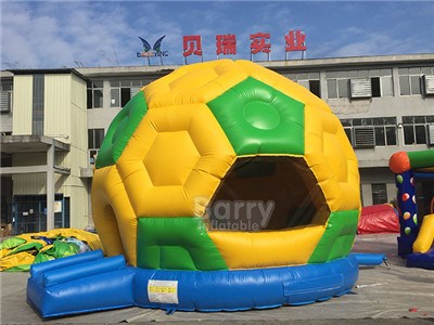kids inflatable football bounce party inflatable soccer bounce house for sale BY-BH-065