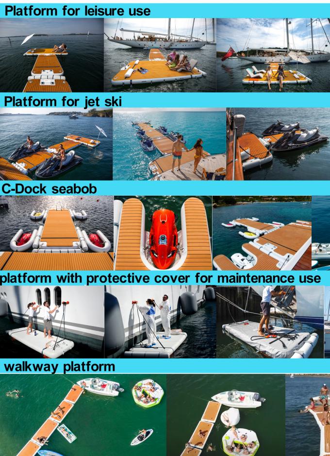 inflatable dock platform